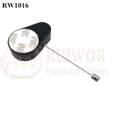 RW1016 Drop-Shaped Retail Retractable Security Tether Plus Side Hole Hardwar Terminal