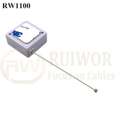Ruiwor Rw1100 Mini Square Anti Theft Retractable Pull Box With Ball End For Open Sale Security Or Home Items Positioning