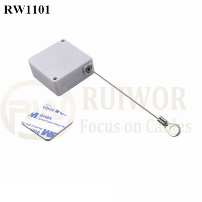 RuiWor RW1101 Slow Retract Anti Theft Retractable Pulling Box With Ring Terminal For Open Sale Secure Or Home Items Positioning