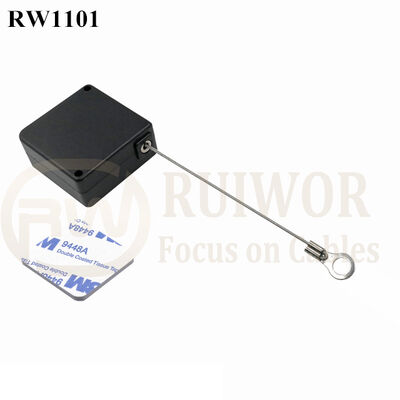RuiWor RW1101 Slow Retract Anti Theft Retractable Pulling Box With Ring Terminal For Open Sale Secure Or Home Items Positioning