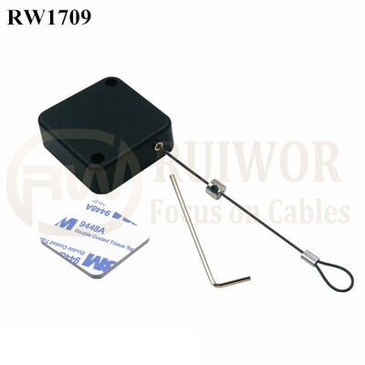 RW1709 Square Security Tether Plus Size Customizable Fixed Loop End