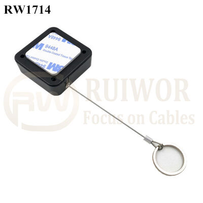 RW1714 Square Security Tether Plus With Demountable Key Ring