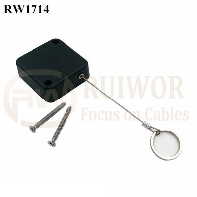 RW1714 Square Security Tether Plus With Demountable Key Ring