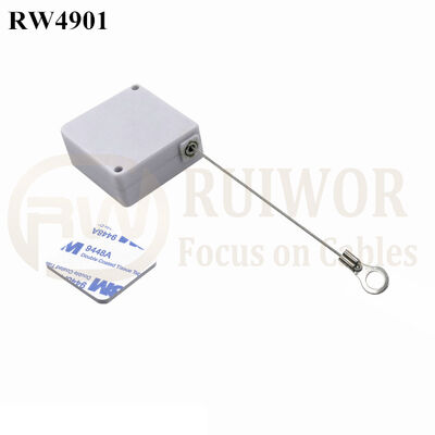 RW4901 Square Ratcheting Retractable Tether Plus Pause Function With Ring Terminal Inner Hole 3mm 4mm 5mm For Option