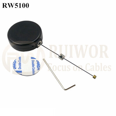 RW5100 Round Mini Anti Lost Recoiler Work With Wire Connectors For Various Products Positioning Display