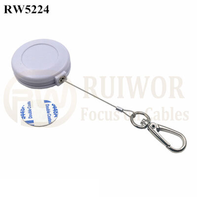 RW5224 Round Anti Theft Retractor Plus Key Hook