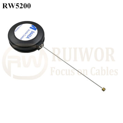 RW5200 Round Anti Theft Retractor Work With Cord End Apply In Different Products Anti Theft Display