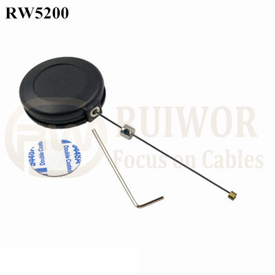 RW5200 Round Anti Theft Retractor Work With Cord End Apply In Different Products Anti Theft Display