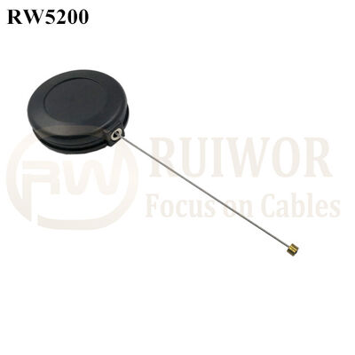 RW5200 Round Anti Theft Retractor Work With Cord End Apply In Different Products Anti Theft Display