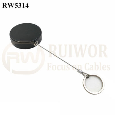RW5314 Round Security Display Tether Plus With Demountable Key Ring