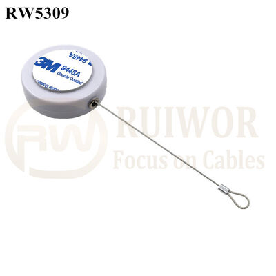 RW5309 Round Security Display Tether Plus Size Customizable Fixed Loop End