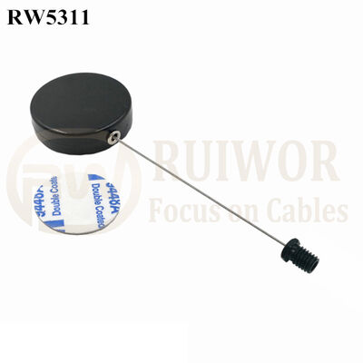 RW5311 Round Security Display Tether Plus M6x8MM /M8x8MM Or Customized Flat Head Screw Cable End
