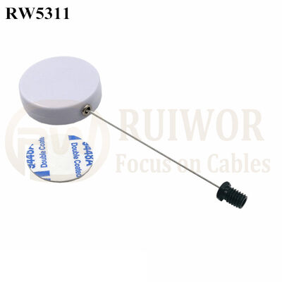 RW5311 Round Security Display Tether Plus M6x8MM /M8x8MM Or Customized Flat Head Screw Cable End