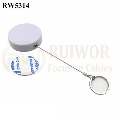 RW5314 Round Security Display Tether Plus With Demountable Key Ring