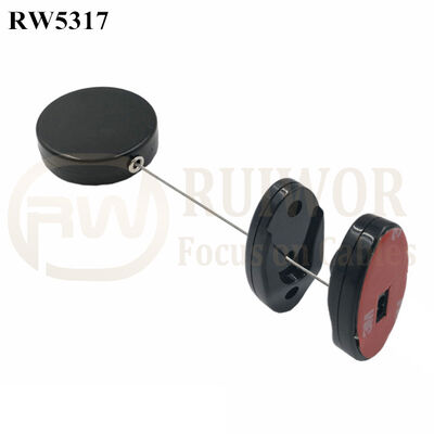 RW5317 Round Security Display Tether Plus Magnetic Clasps Cable Holder