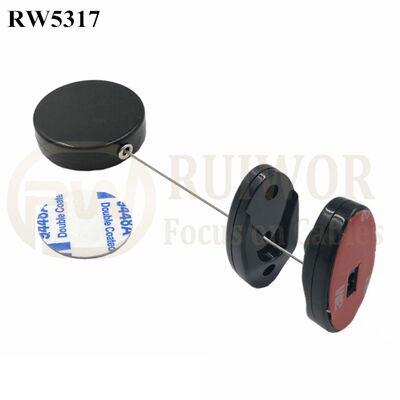 RW5317 Round Security Display Tether Plus Magnetic Clasps Cable Holder
