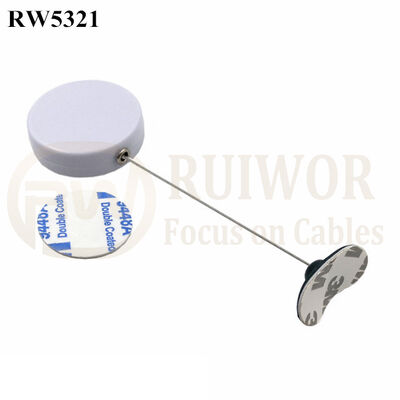 RW5321 Round Security Display Tether Plus 33X19MM Oval Sticky Flexible Rubber Tips