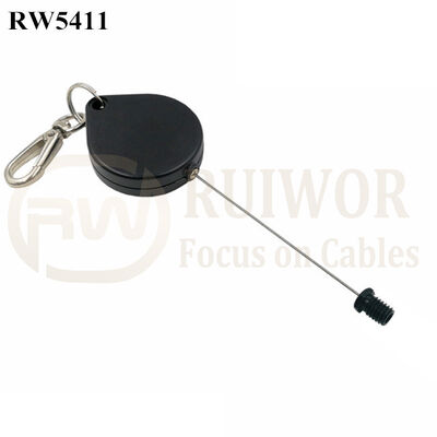 RW5411 Heart-Shaped Security Pull Box Plus M6x8MM /M8x8MM Or Customized Flat Head Screw Cable End