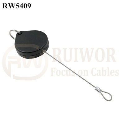 RW5409 Heart-Shaped Security Pull Box Plus Size Customizable Fixed Loop End