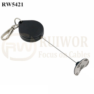 RW5421 Heart-Shaped Security Pull Box Plus 33X19MM Oval Sticky Flexible Rubber Tips