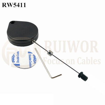 RW5411 Heart-Shaped Security Pull Box Plus M6x8MM /M8x8MM Or Customized Flat Head Screw Cable End