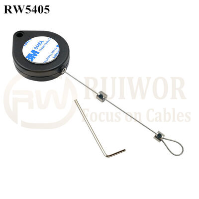 RW5405 Heart-Shaped Security Pull Box Plus Adjustalbe Lasso Loop End By Small Lock And Allen Key