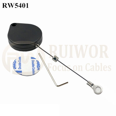 RW5401 Heart-Shaped Security Pull Box With Ring Terminal Inner Hole 3mm 4mm 5mm For Option