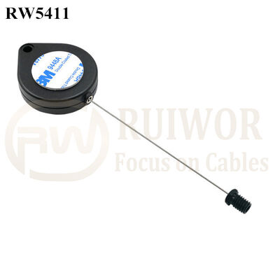 RW5411 Heart-Shaped Security Pull Box Plus M6x8MM /M8x8MM Or Customized Flat Head Screw Cable End