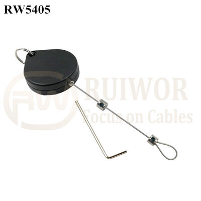 RW5405 Heart-Shaped Security Pull Box Plus Adjustalbe Lasso Loop End By Small Lock And Allen Key