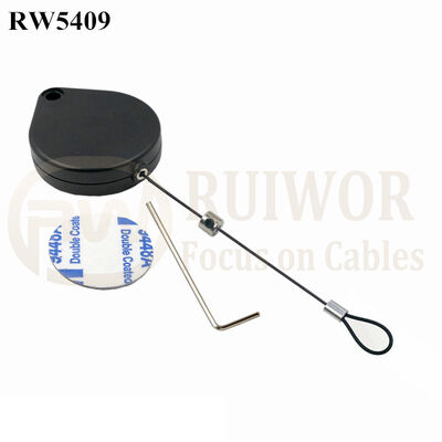 RW5409 Heart-Shaped Security Pull Box Plus Size Customizable Fixed Loop End