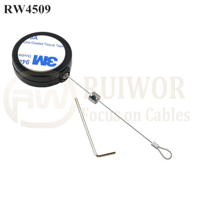 RW4509 Round Display Pull Box Plus Size Customizable Fixed Loop End