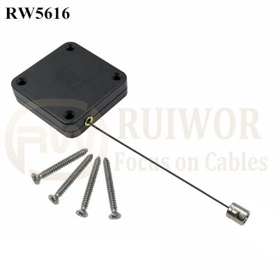 RW5616 Square Heavy Duty Retractable Cable Plus Side Hole Hardwar