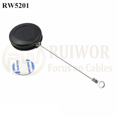 RW5201 Round Anti Theft Retractor With Ring Terminal Inner Hole 3mm 4mm 5mm For Option